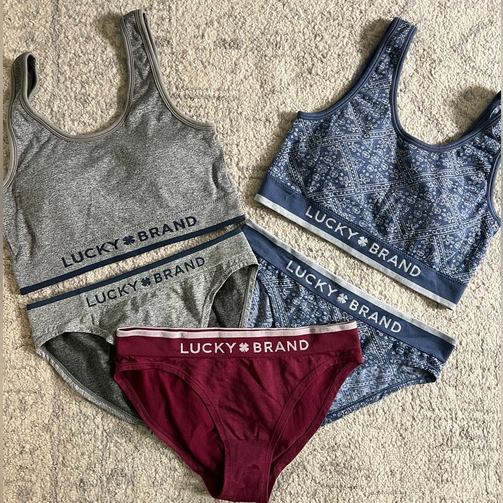 Two Lucky Brand Bra and Underwear Sets